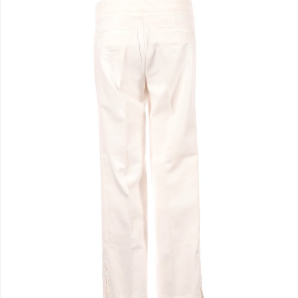 Lilly Pulitzer White Mid Rise Palm Beach Fit Pants - Picture 6 of 6